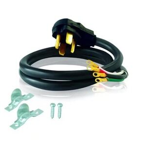 Everbilt 4 ft. 30 Amp Dryer Cord 4-Prong #98280 NEW‎